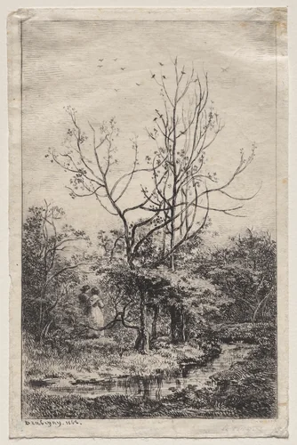 Le Verger by Charles-François Daubigny, print, 1868