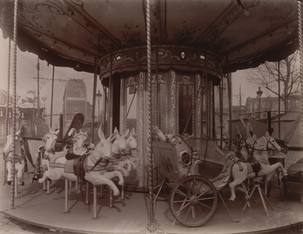 Fête de la Villette by Eugène Atget, photograph, 1926