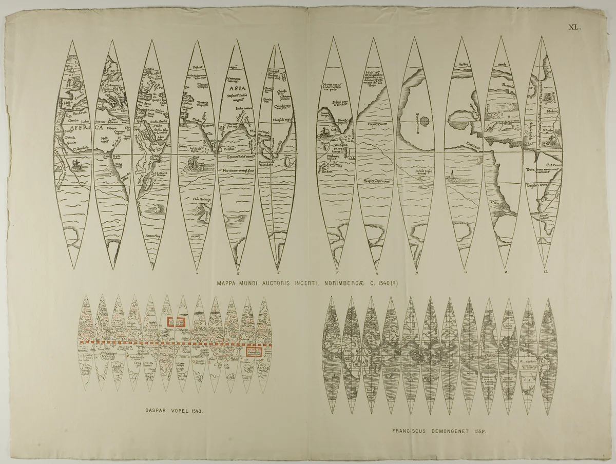 Maps: Projections by Unknown Artist, other, 1889