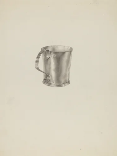 Silver Mug by Palmyra Pimentel, index of american design, 1938