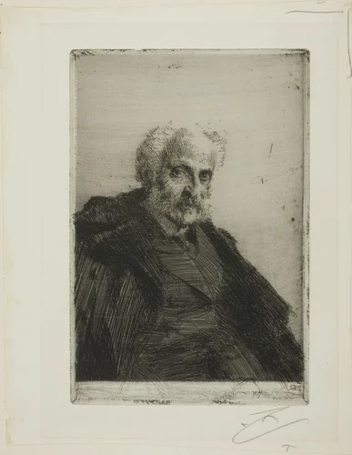 S. Loeb by Anders Zorn, print, 1897