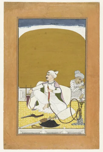 Portret van Sukhjivan Khan by anonymous, painting, 1760-1770
