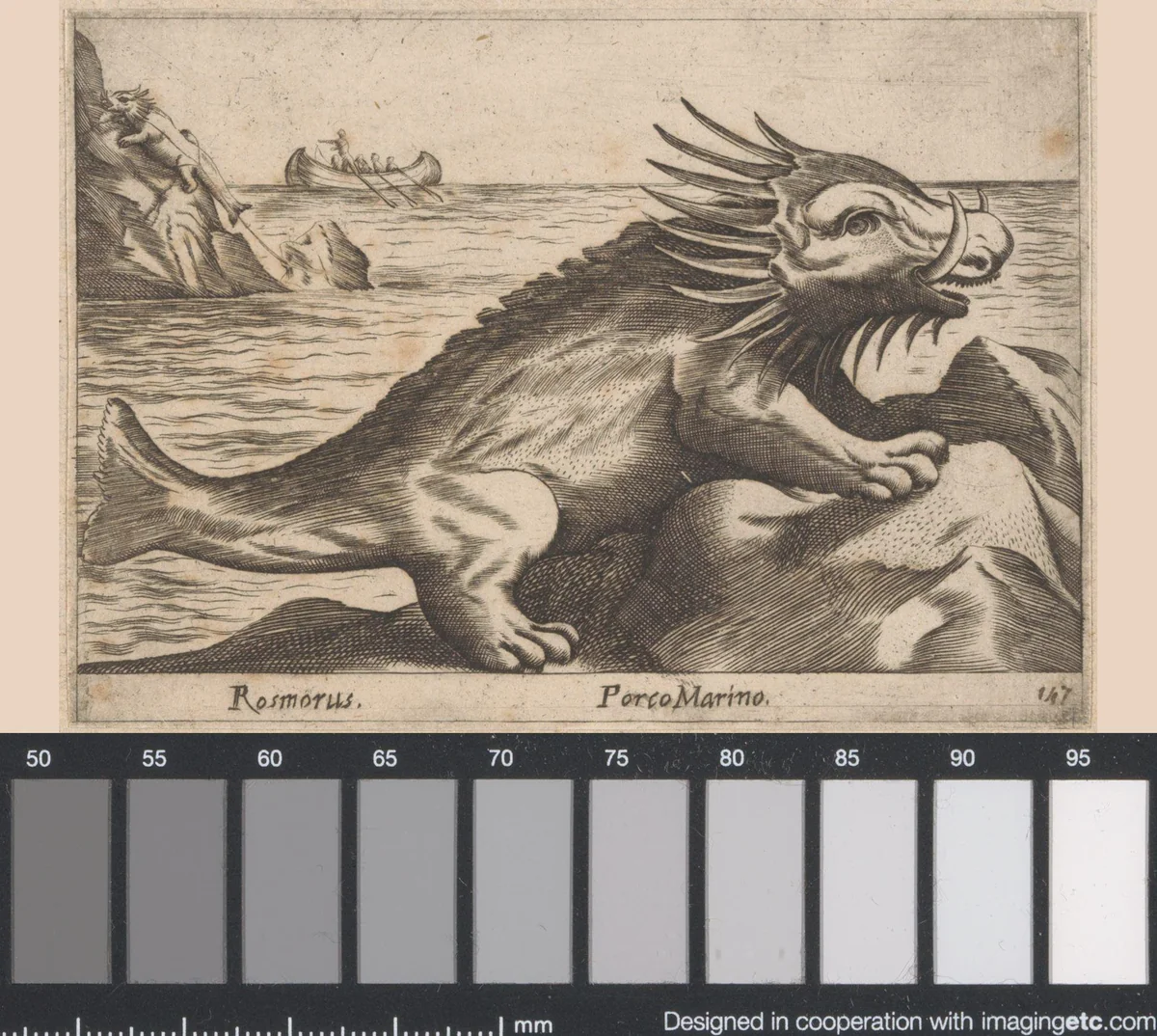 Zeevarken by Antonio Tempesta, print, 1565-1630