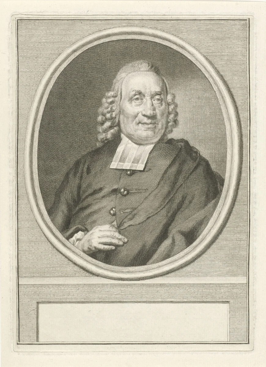 Portret van Herman van Loo by Jacob Houbraken, print, 1772-1774