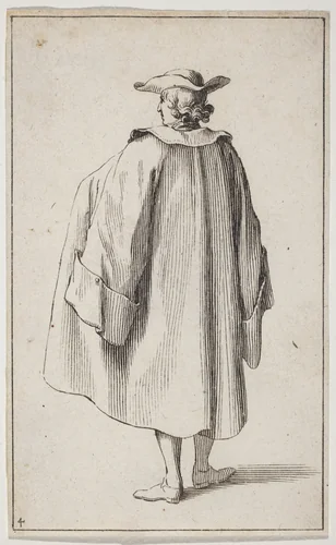 Standing Man Viewed from Behind by Sébastien Le Clerc, print, 1685