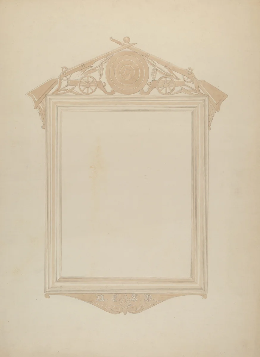 Picture Frame by John Koehl, index of american design, 1935-1942