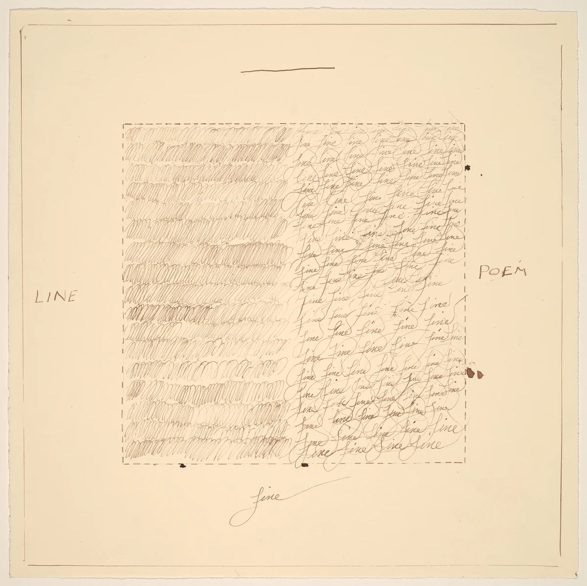 Untitled by Pat Steir, drawing, 1977