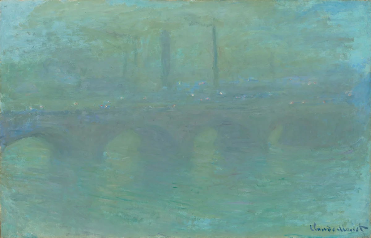 Waterloo Bridge, London, at Dusk by Claude Monet, painting, 1904