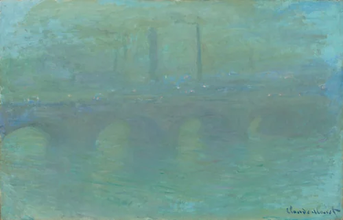 Waterloo Bridge, London, at Dusk by Claude Monet, painting, 1904