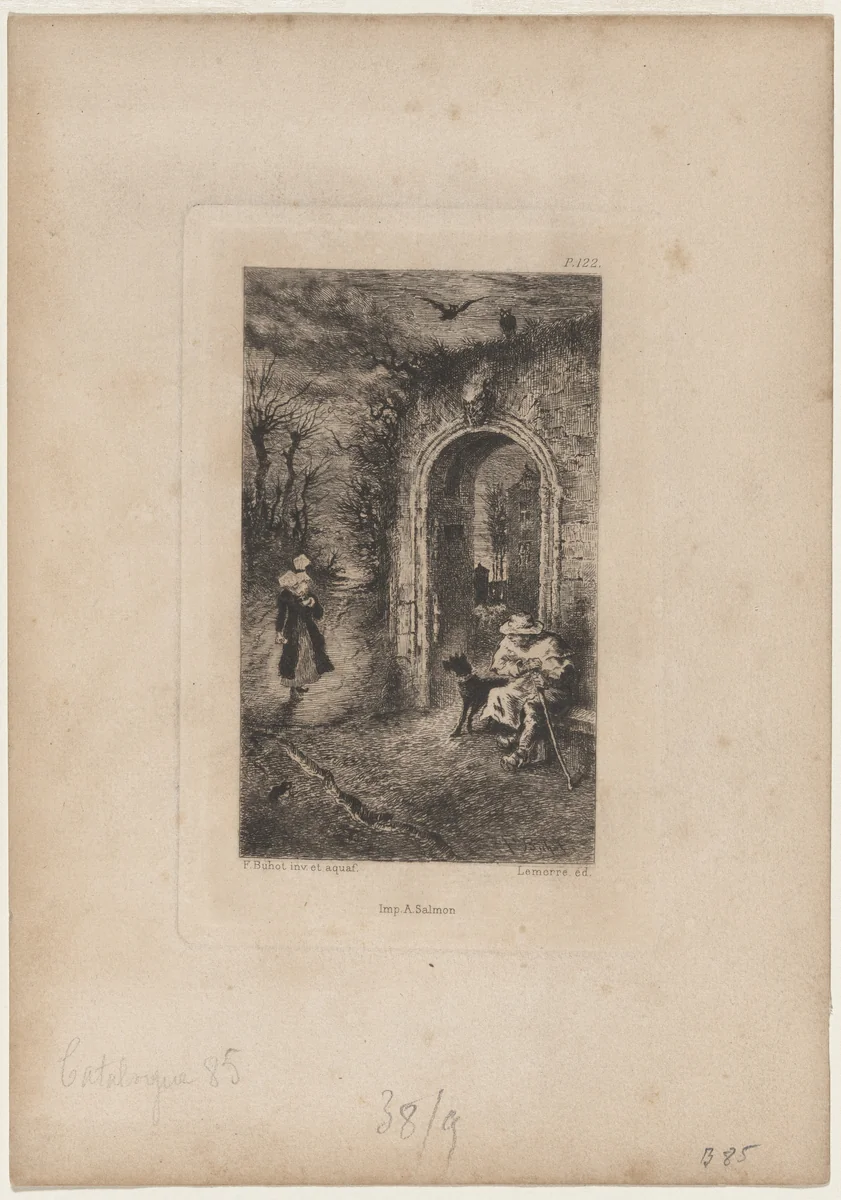 Le Patre by Félix-Hilaire Buhot, print, 1847-1898