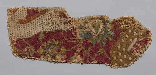 Fragment of a Carpet by Unknown, textile, 1500-1599