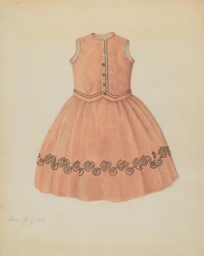 Child's Dress by Sara Garfinkel, index of american design, 1937