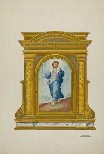 Original Tabernacle, for Communion Vessels by Dayton Brown, index of american design, 1936