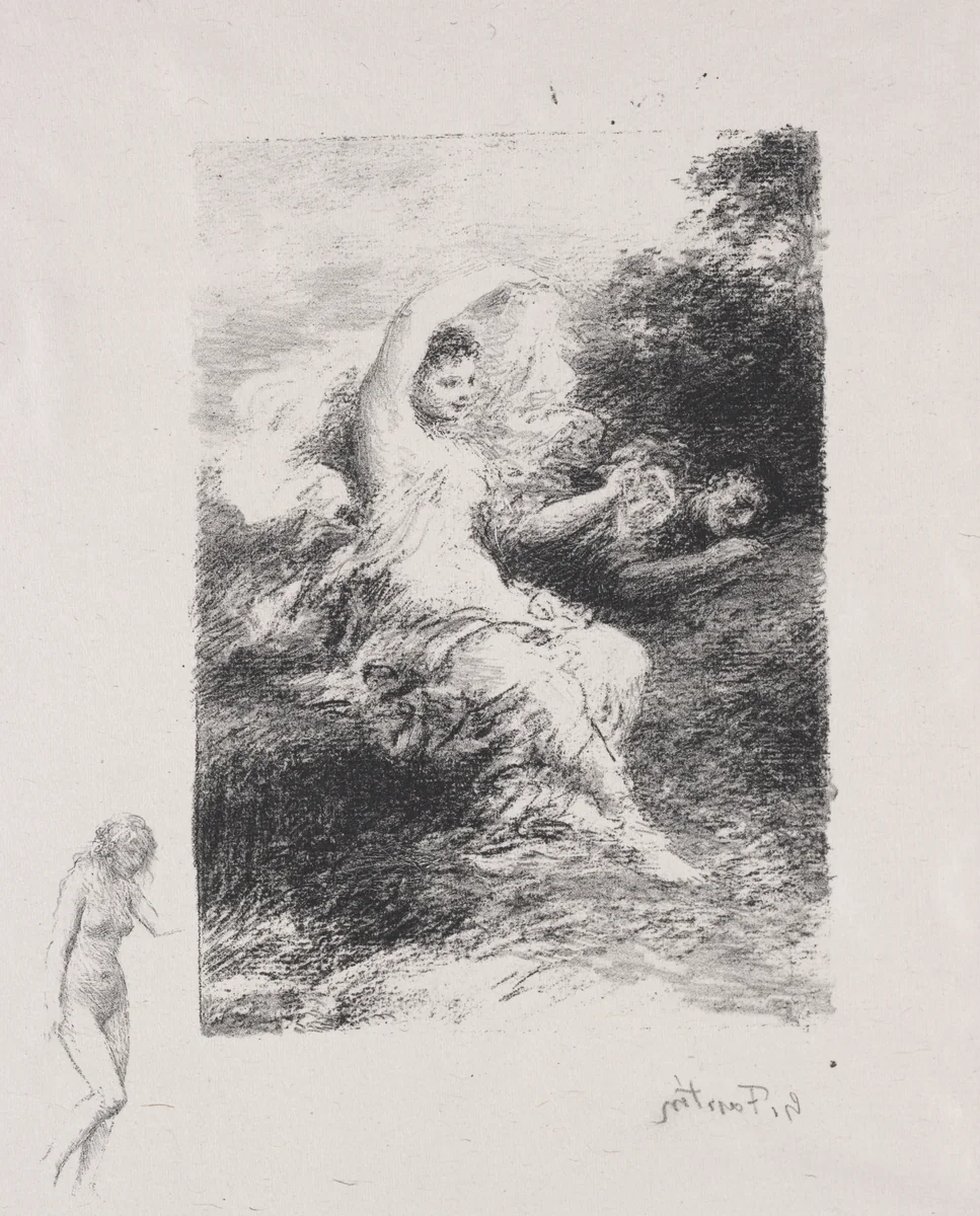 Lydé by Henri Fantin-Latour, print, 1900-1910