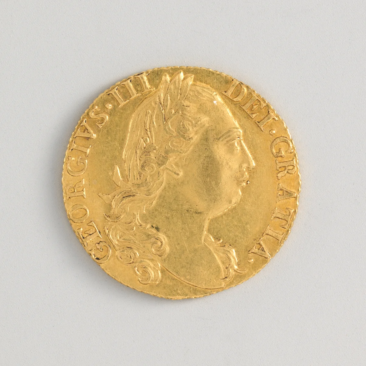 George III guinea by Thomas Pingo, metalwork, 1777