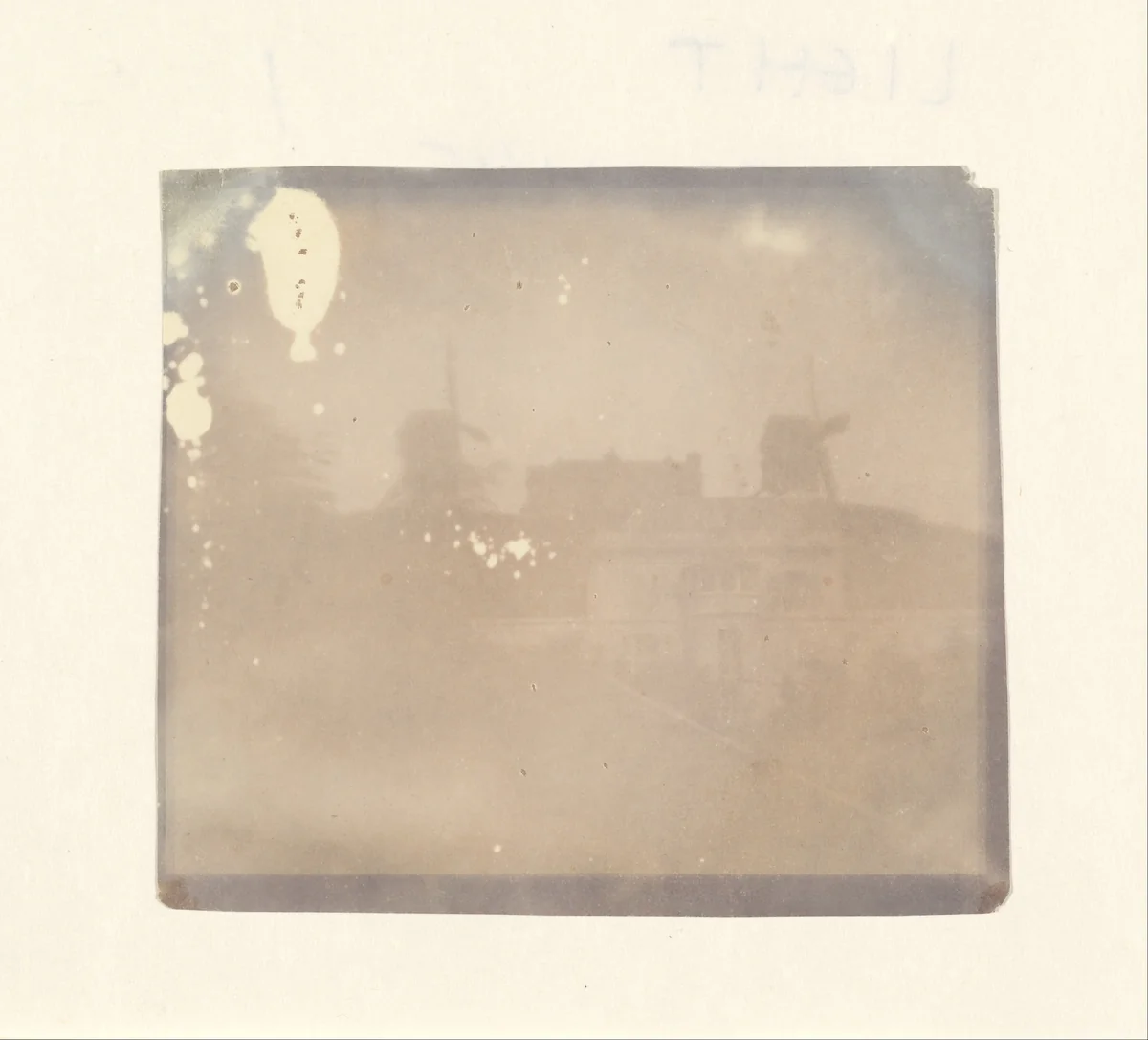 [Windmills, Montmartre] by Hippolyte Bayard, photograph, 1839