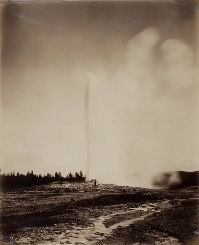 Old Faithful by William Henry Jackson, photograph, 1871