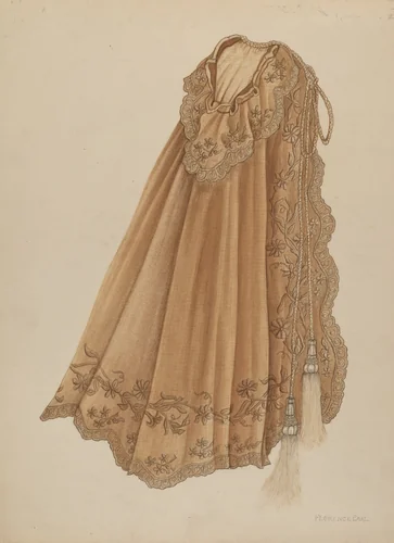 Infant's Cape by Florence Earl, index of american design, 1938