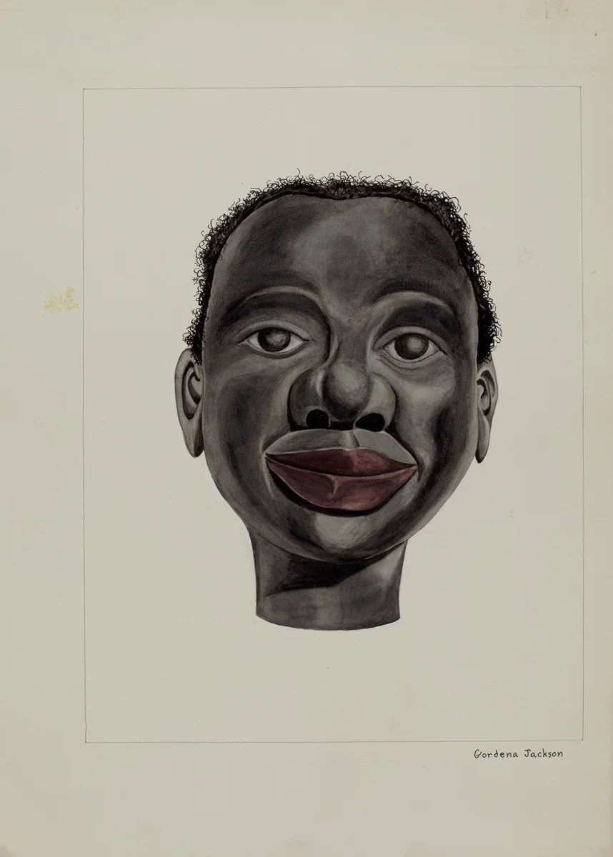 Negro Minstrel by Gordena Jackson, index of american design, 1937