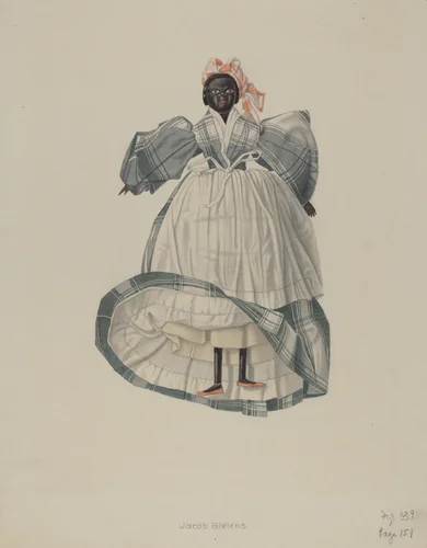 Doll: Black Mama by Jacob Gielens, index of american design, 1938