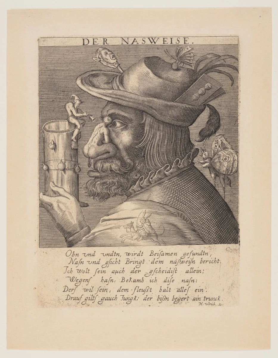 Der Nasweise by Heinrich Ulrich, print, 1600