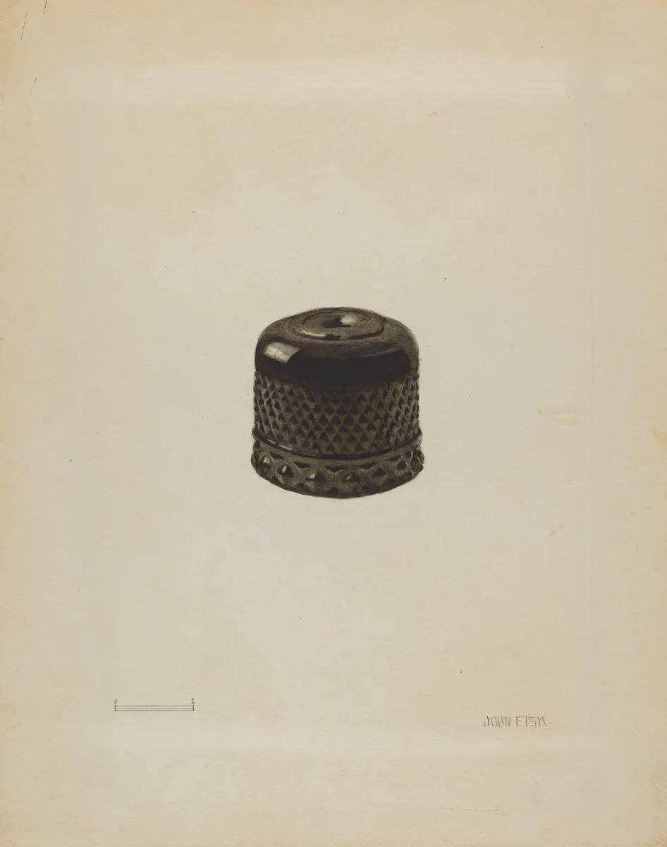 Inkwell by John Fisk, index of american design, 1936