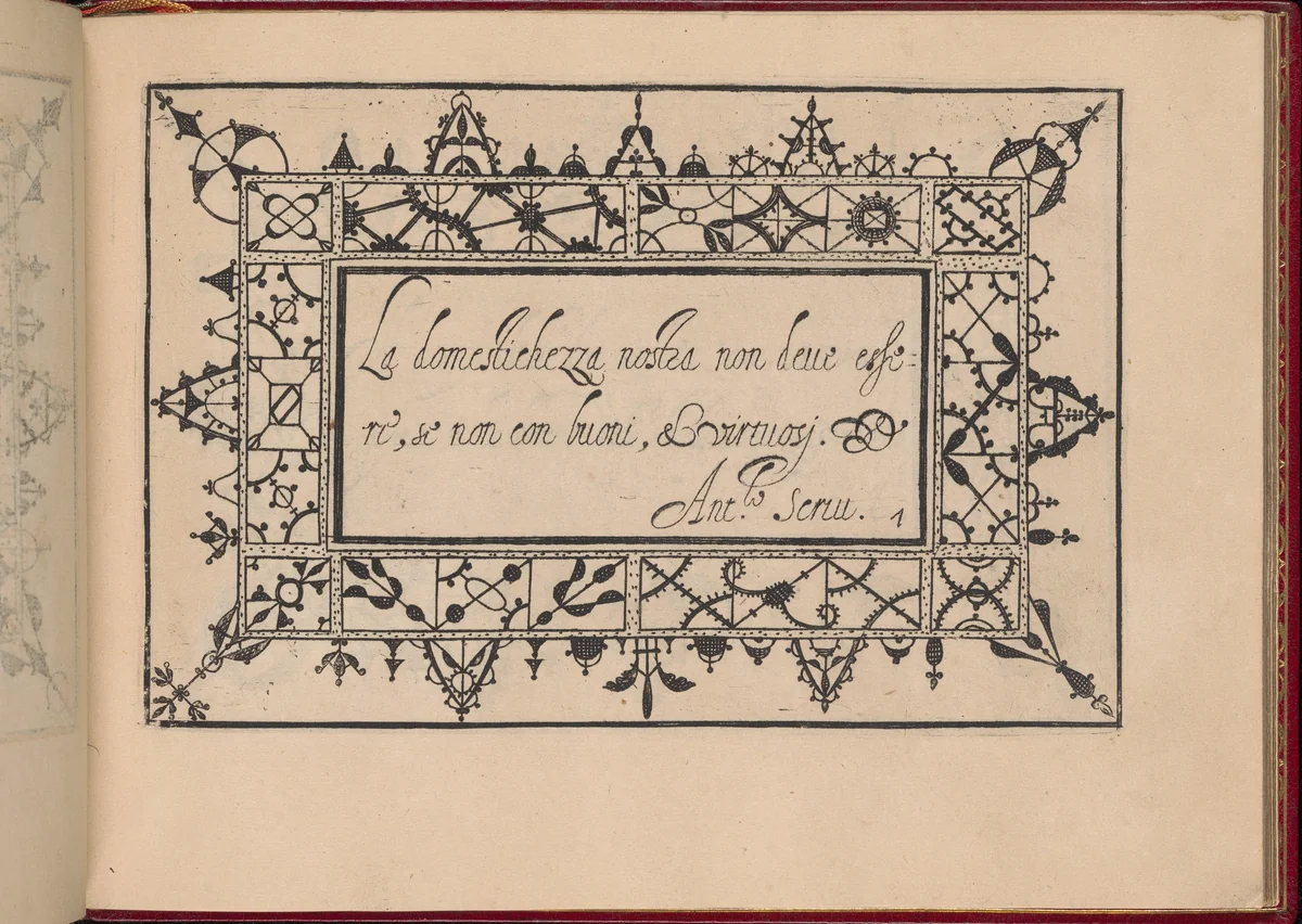 Ghirlanda: Di sei vaghi fiori scielti da piu famosi Giardini d'Italia, page 15 (recto) by Pietro Paulo Tozzi, book, 1604