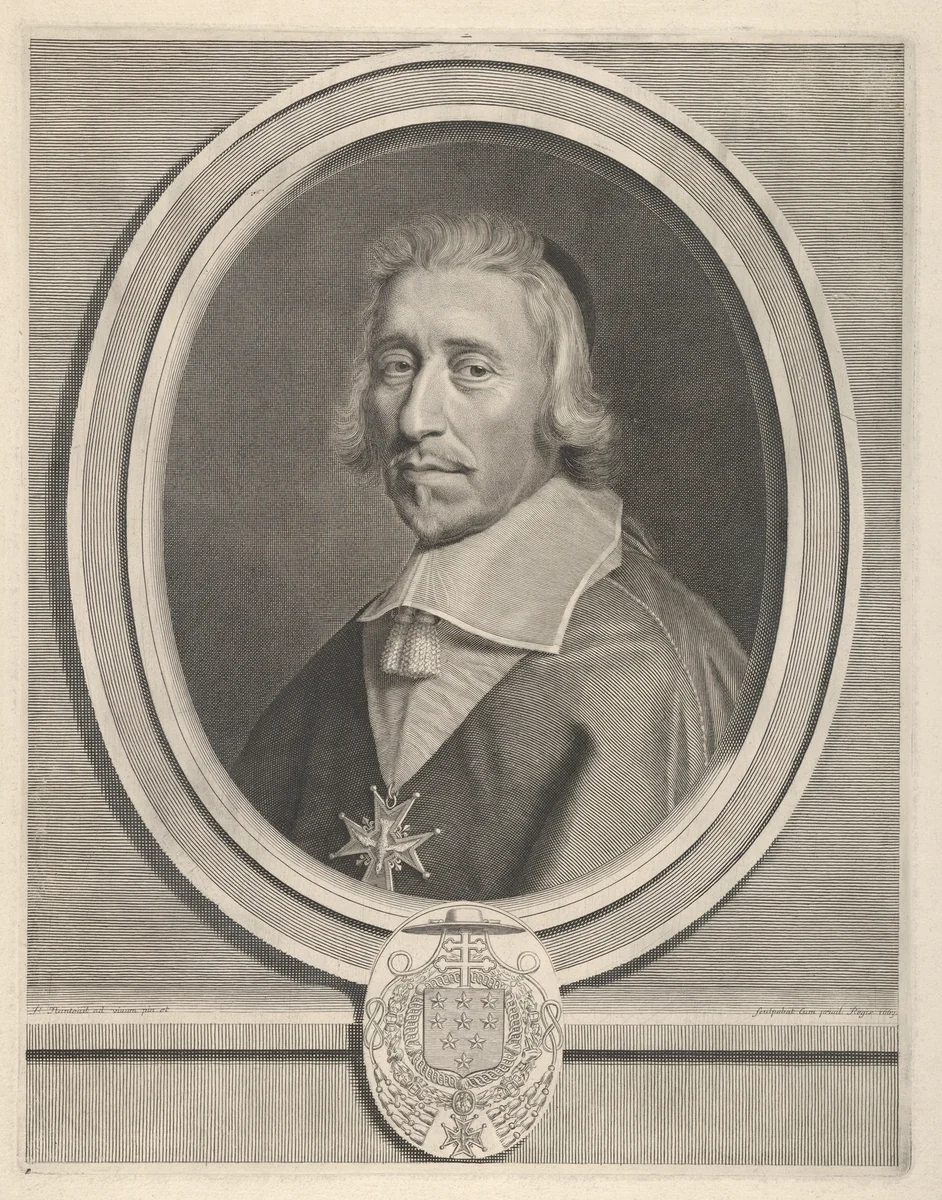 Hardouin de Beaumont de Péréfixe by Robert Nanteuil, print, 1663