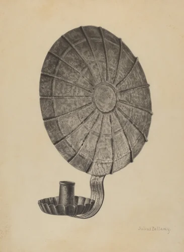 Candle Sconce by Julius Bellamy, index of american design, 1940