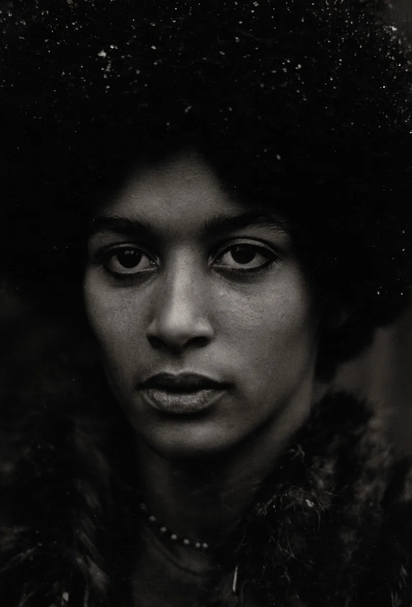 Denise Oliver, at the Young Lords Church Takeover, New York by Frank Espada, photograph, 1969