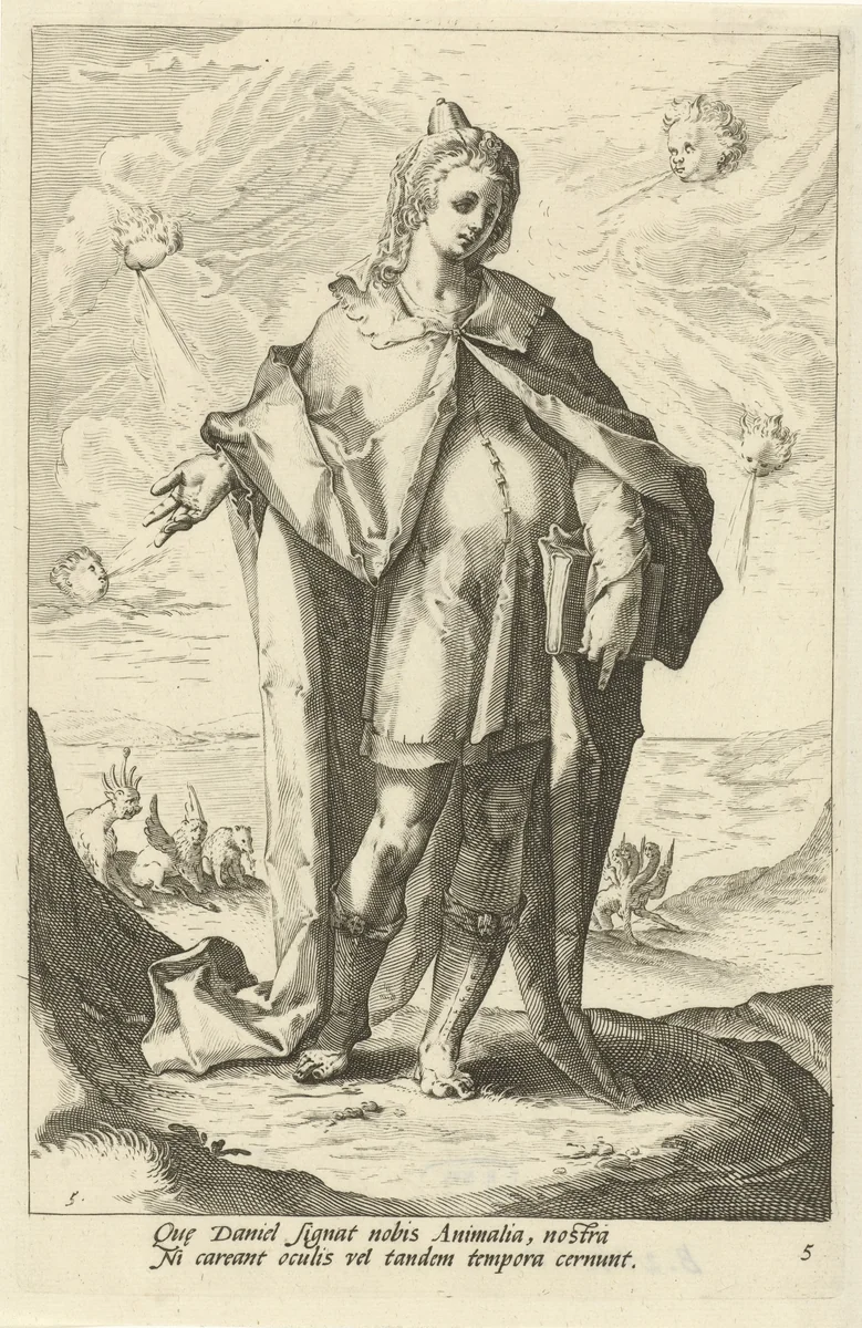 Daniël by Unknown, print, 1589