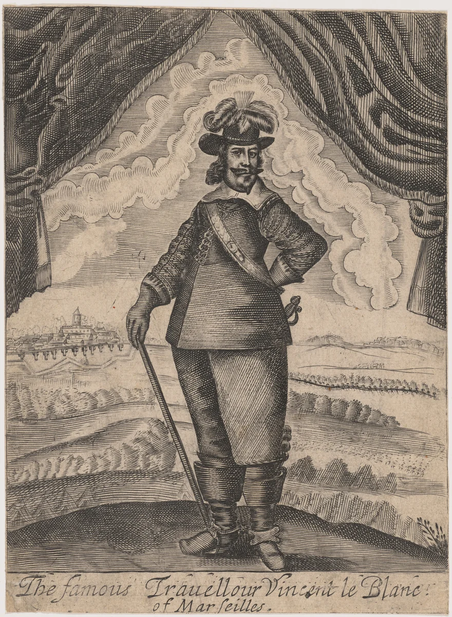 Vincent le Blanc of Marseilles by Unknown 19th Century, print, 1800-1899