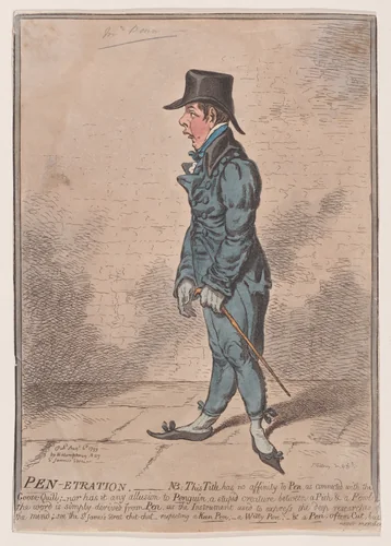 Pen-etration by James Gillray, print, 1799