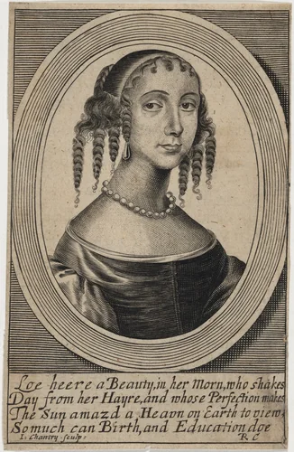 Lady Ferrers by John Chantry, print, 1580-1699