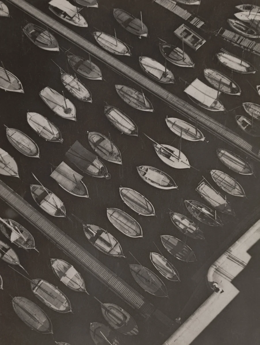 Boats, Marseille by László Moholy-Nagy, photograph, 1929
