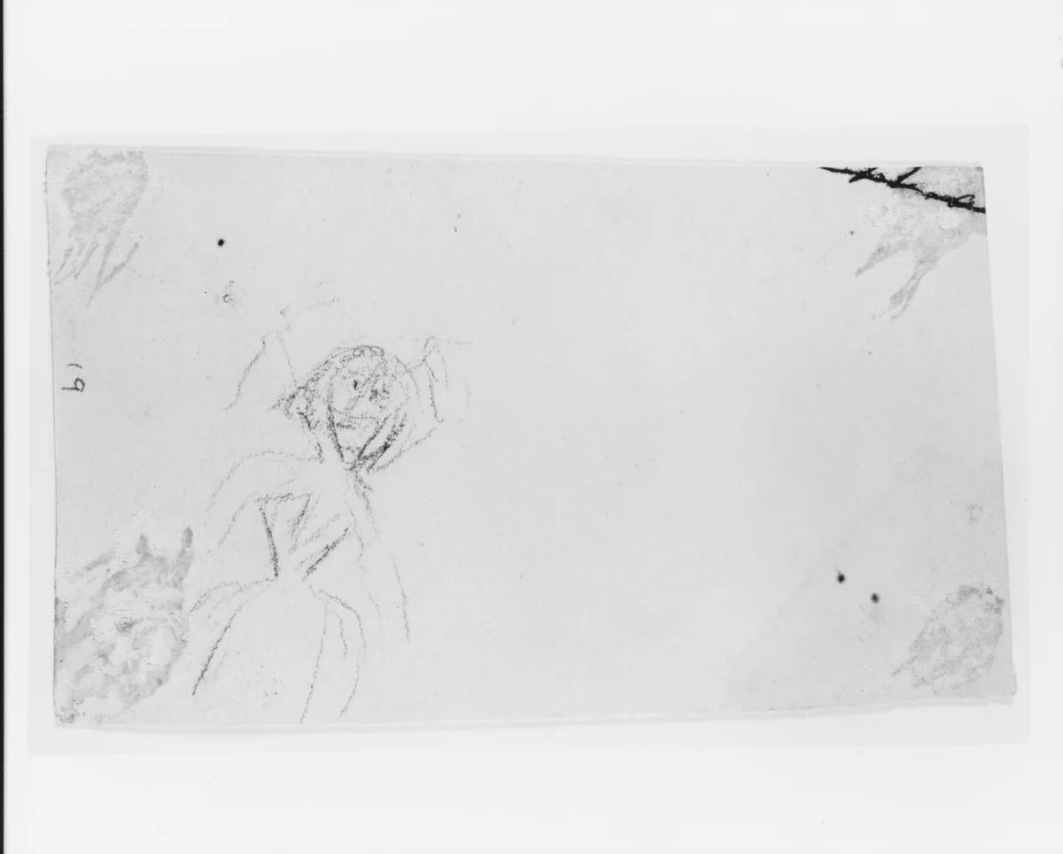 (from Sketchbook) by James McNeill Whistler, artwork, 1854-1855