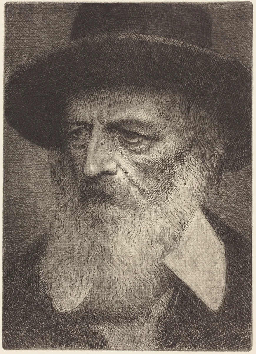 Lord A. Tennyson, 2nd plate by Alphonse Legros, print, 1837-1911