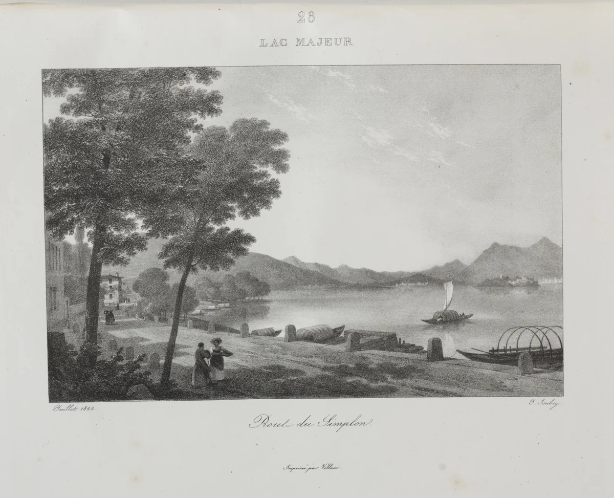 Voyage en Italie en 1822 by Jean Baptiste Isabey, book, 1833