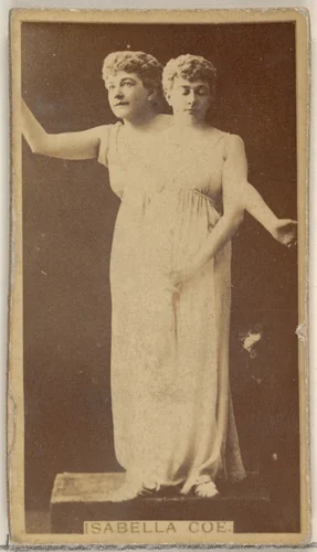 Isabella Coe, from the Actors and Actresses series (N45, Type 8) for Virginia Brights Cigarettes by Allen & Ginter, photograph, 1885-1891