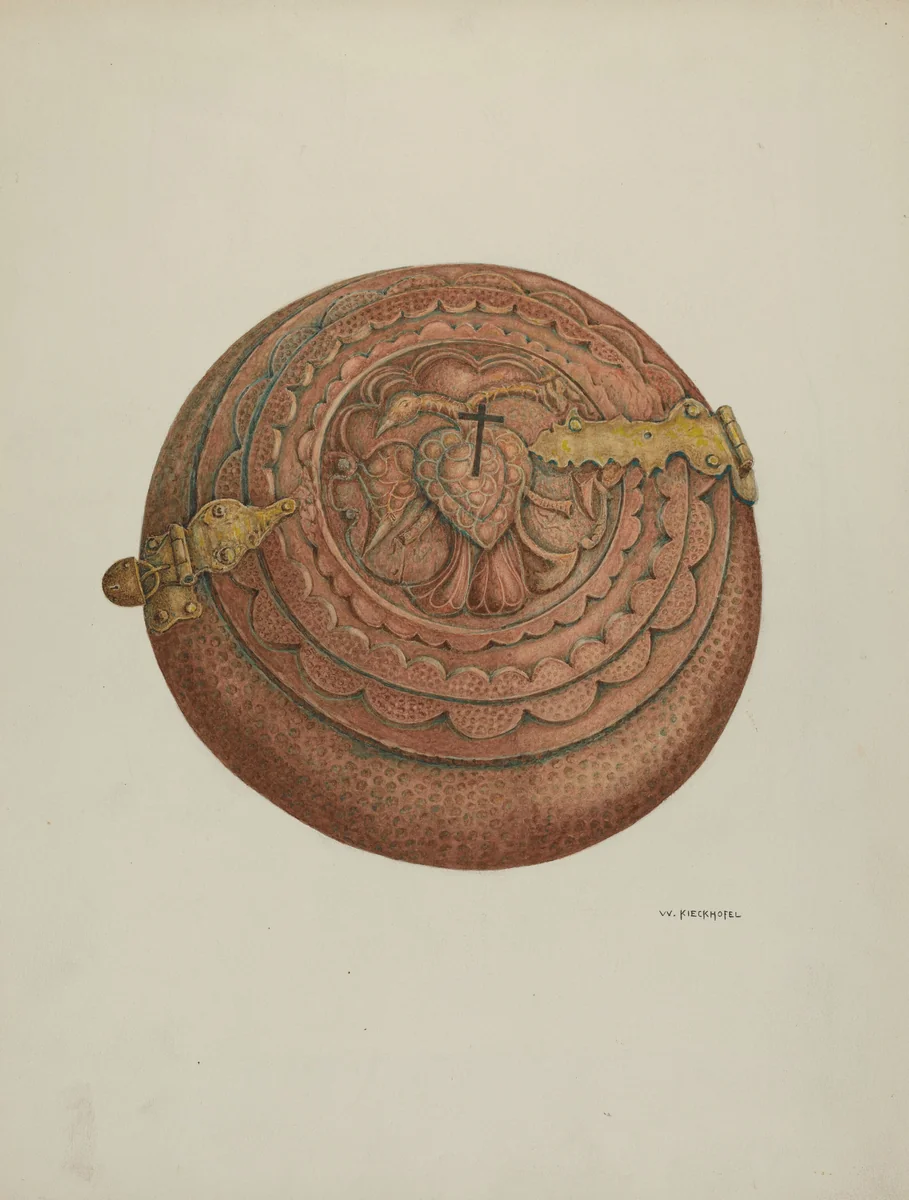 Baptismal Font by William Kieckhofel, index of american design, 1941