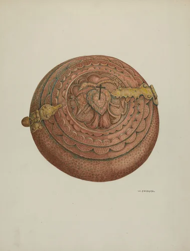 Baptismal Font by William Kieckhofel, index of american design, 1941