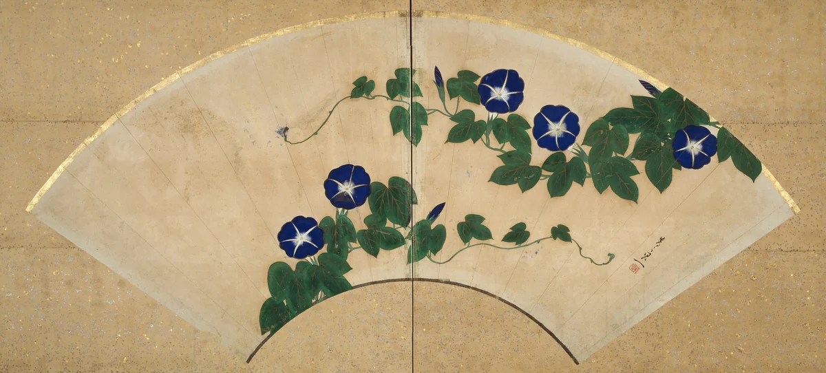 Morning Glories by Suzuki Kiitsu (鈴木基一), other, 1796-1858