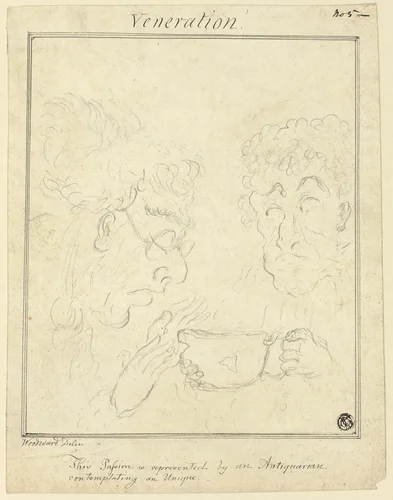 Veneration by George Woodward, drawing, 1770-1809