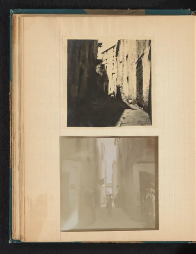 Straatgezichten van Rue Fesch in Ajaccio, Corsica by Théodore van Lelyveld, book, 1902-1904