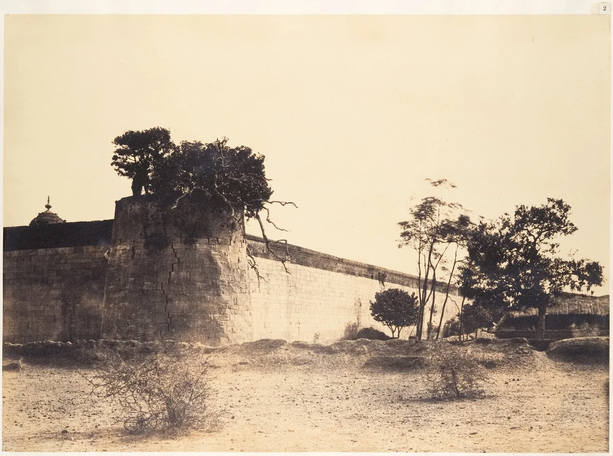 South East Angle of the Tirambur Pagoda by Linnaeus Tripe, photograph, 1858