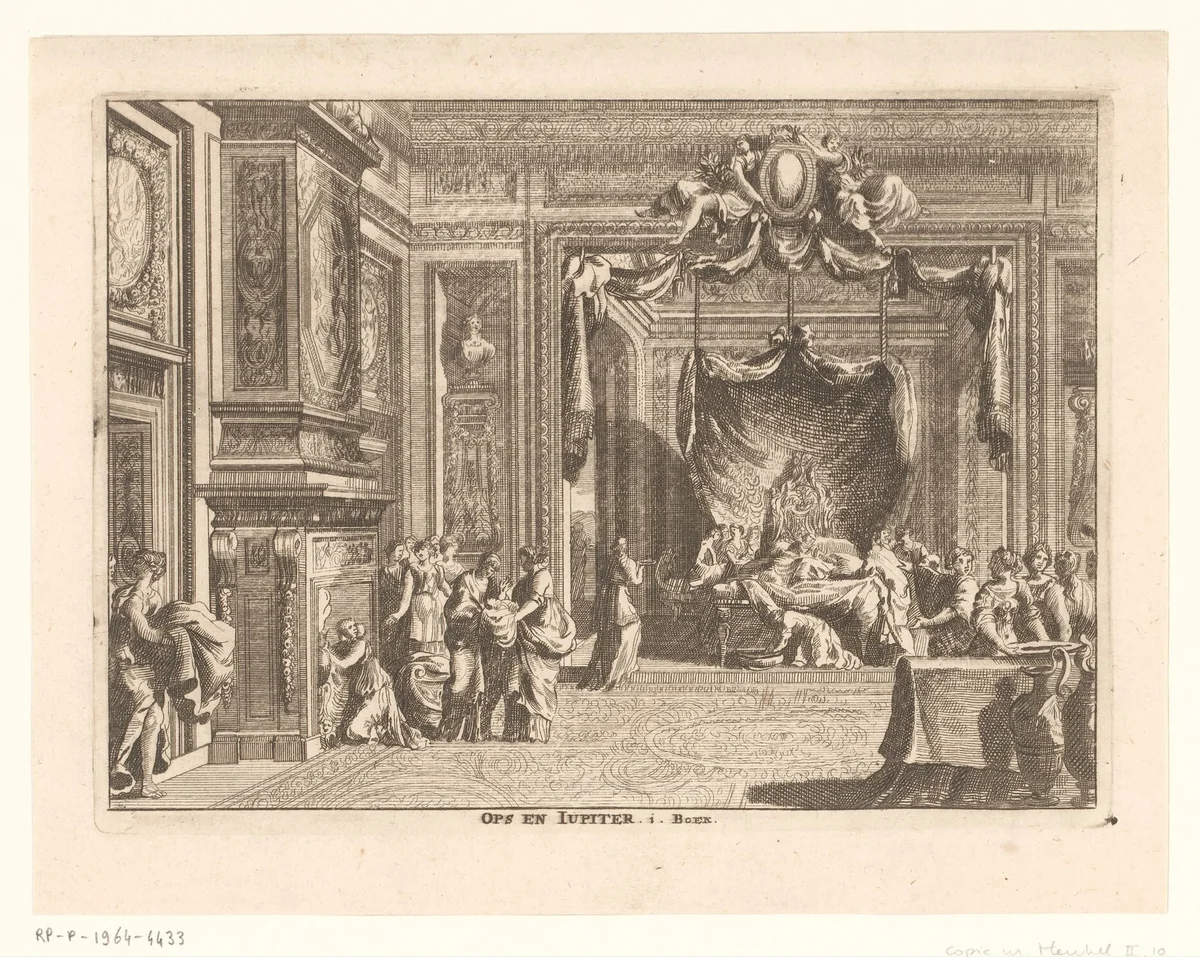 Geboorte van Hercules by anonymous, print, 1628-1682