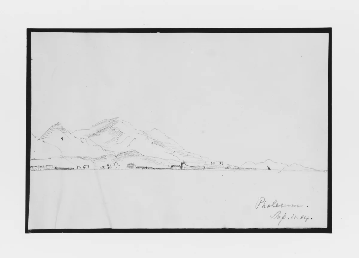 Phalerum (from Sketchbook) by Mary Newbold Sargent, artwork, 1904