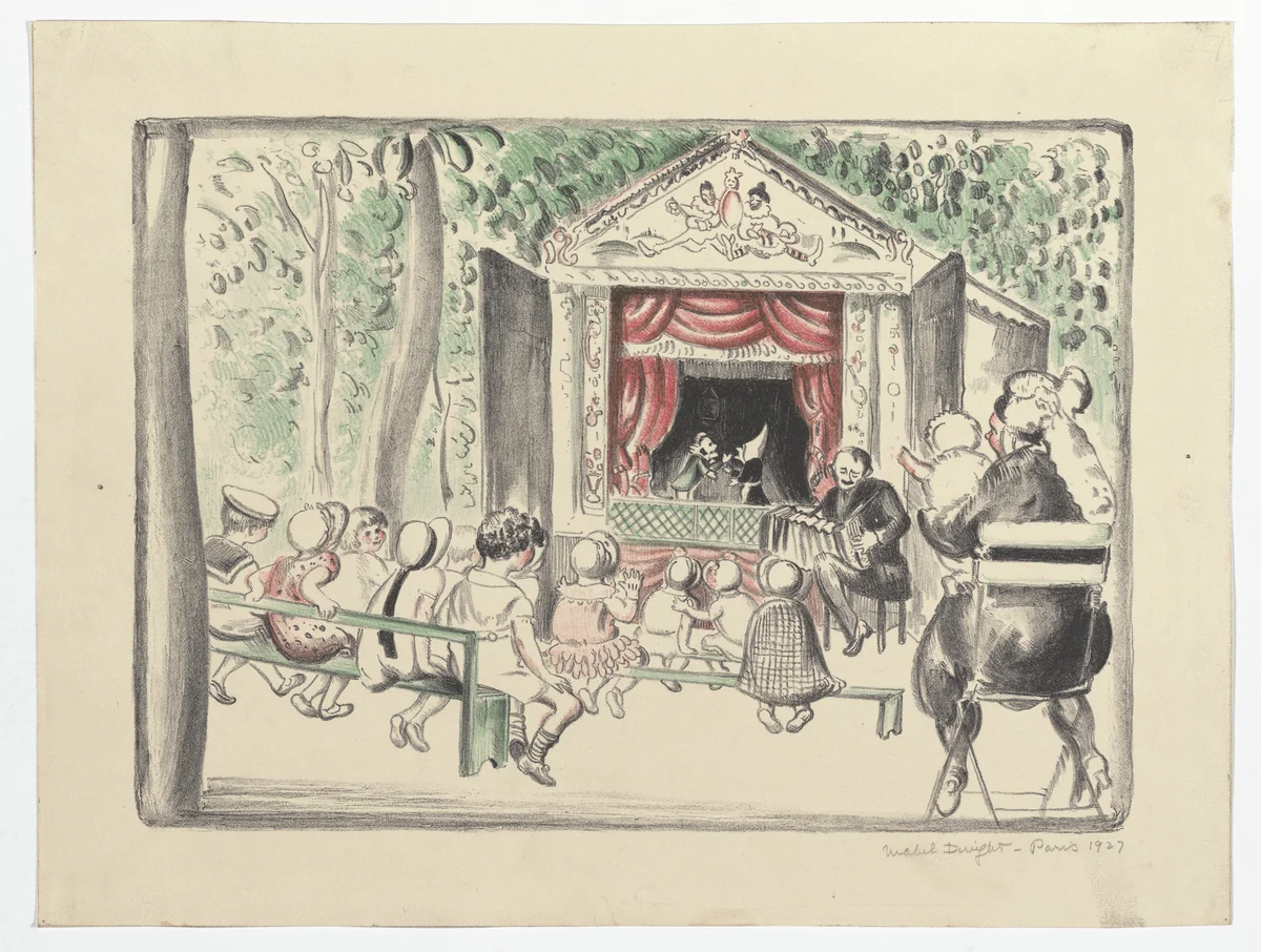 Guignolette by Mabel Dwight, print, 1927