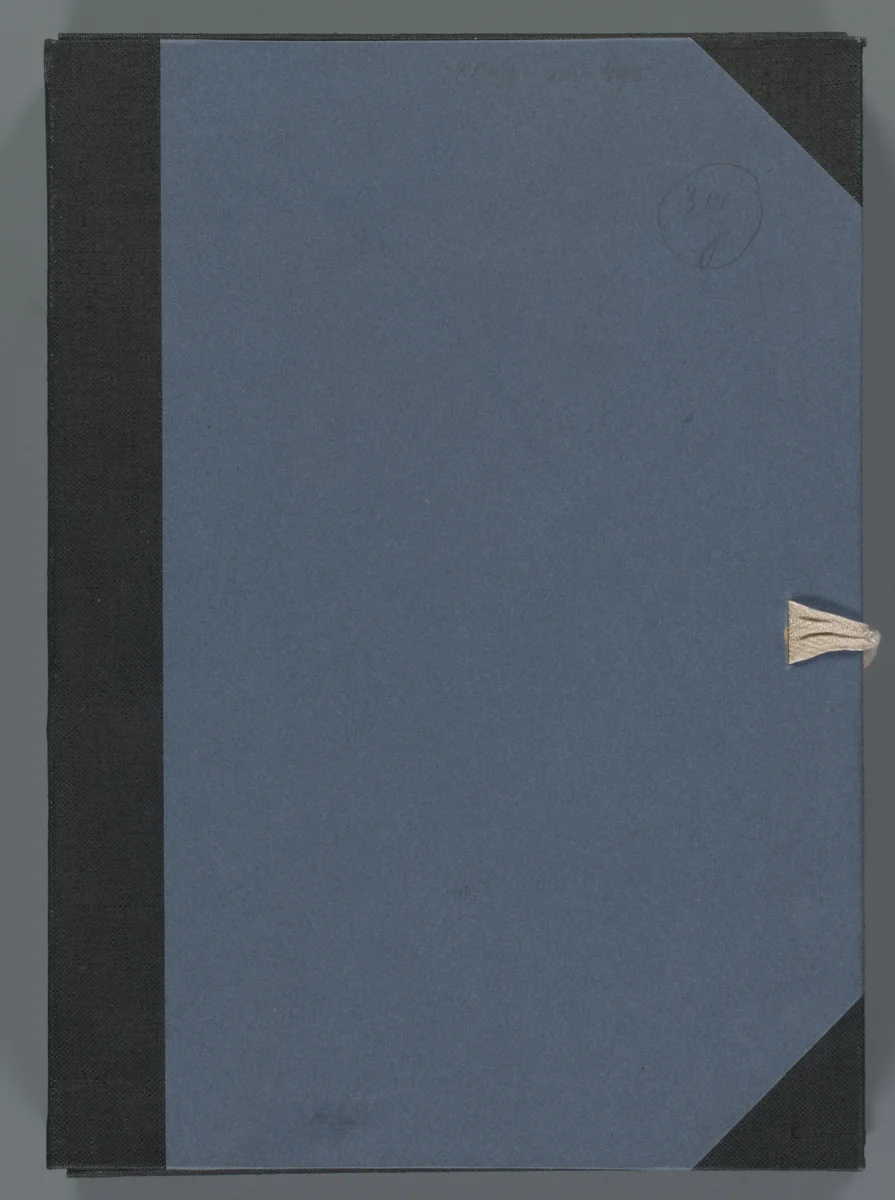 Omslag voor 177 tekeningen met figuurstudies by anonymous, other, 1900-1949