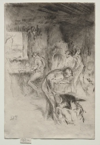 The Little Forge by James McNeill Whistler, print, 1875